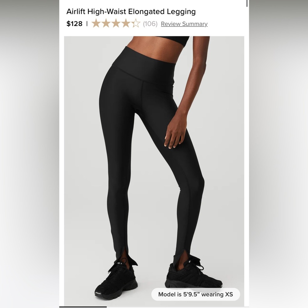 Alo Airlift Elongated High Waist Legging